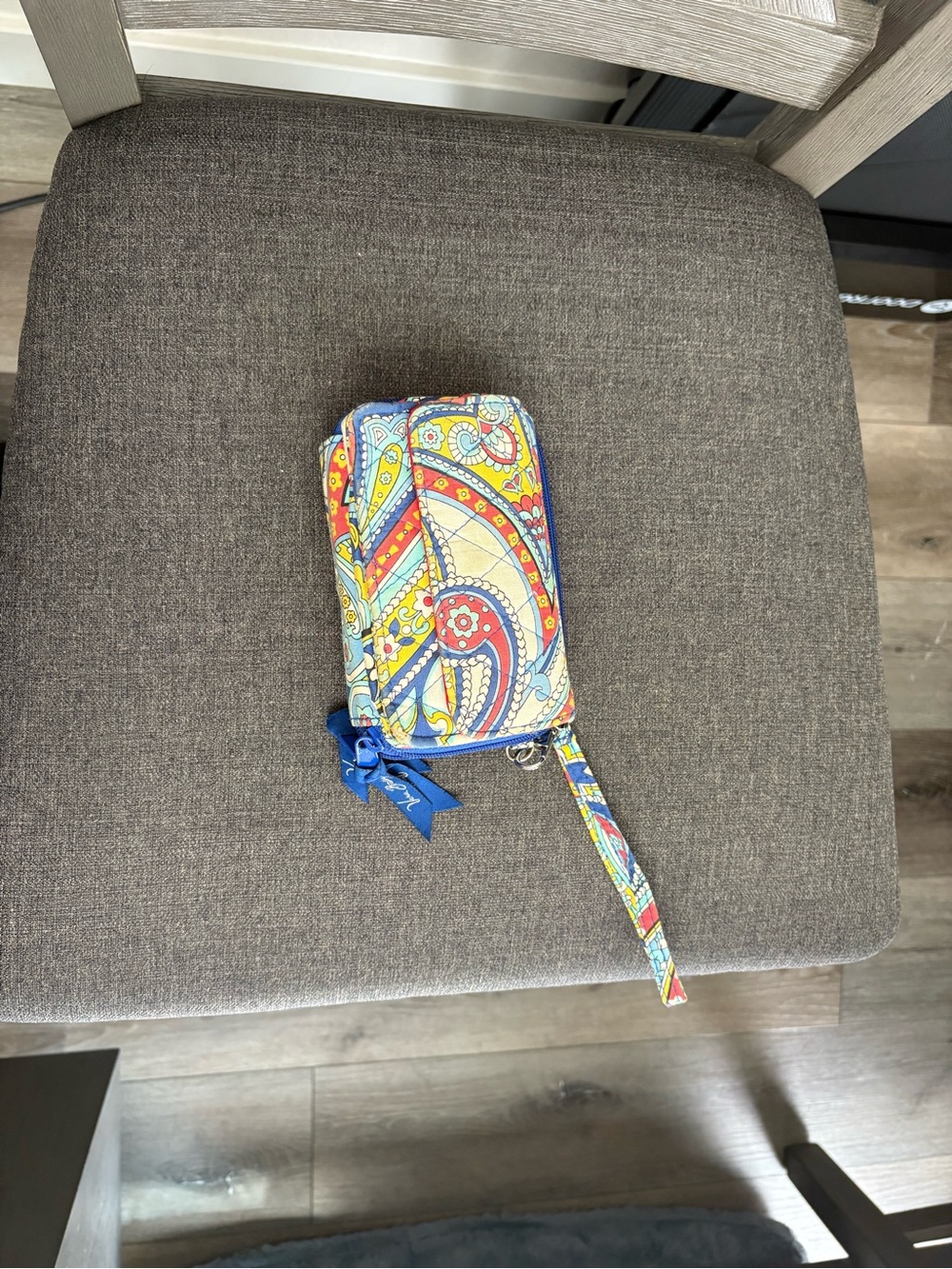 Vera Bradley Paisley Wristlet Wallet in Blue and Multicolor